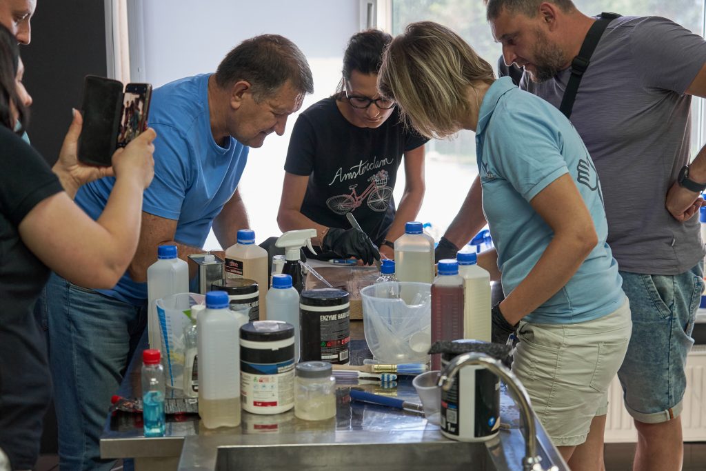 Получение гранта позволило посетить обучение по выведение пятен