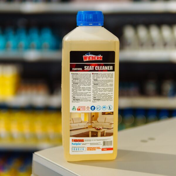 Seat cleaner. Zasіb dlya vivedennya plyam z vodostіjkikh kilimіv, kilimovikh pokrittіv і obbivki m'yakikh meblіv