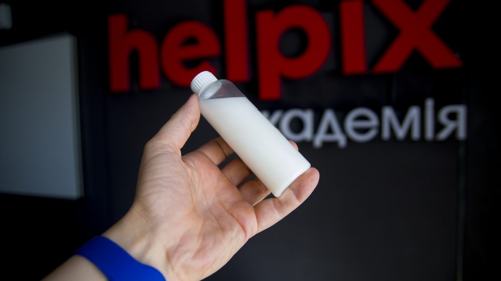 Оцінка однорідності емульсії одного з нових препаратів Wieberr після струшування